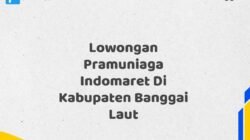 Lowongan Pramuniaga Indomaret Di Kabupaten Banggai Laut