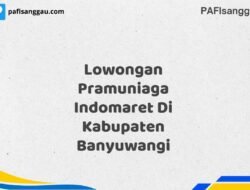 Lowongan Pramuniaga Indomaret Di Kabupaten Banyuwangi Maret Tahun 2025 (Segera)