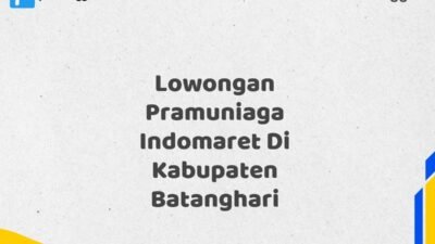 Lowongan Pramuniaga Indomaret Di Kabupaten Batanghari