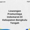 Lowongan Pramuniaga Indomaret Di Kabupaten Bengkulu Maret Tahun 2025 (Cek Sekarang)