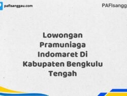 Lowongan Pramuniaga Indomaret Di Kabupaten Bengkulu Tengah Tahun 2025 (Pendaftaran Terbuka, Segera Ambil Kesempatan)