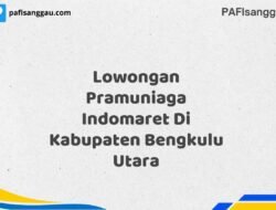 Lowongan Pramuniaga Indomaret Di Kabupaten Bengkulu Maret Tahun 2025 (Cek Sekarang)