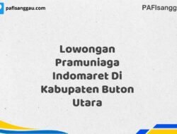 Lowongan Pramuniaga Indomaret Di Kabupaten Buton Maret Tahun 2025 (Cek Sekarang)