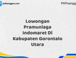 Lowongan Pramuniaga Indomaret Di Kabupaten Gorontalo Utara Tahun 2025 (Ayo Bergabung, Daftar Sekarang)