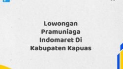 Lowongan Pramuniaga Indomaret Di Kabupaten Kapuas