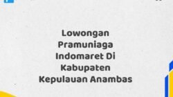 Lowongan Pramuniaga Indomaret Di Kabupaten Kepulauan Anambas