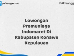 Lowongan Pramuniaga Indomaret Di Kabupaten Konawe Maret Tahun 2025 (Cek Segera)