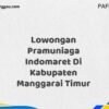Lowongan Pramuniaga Indomaret Di Kabupaten Manggarai Maret Tahun 2025 (Cek Sekarang)