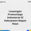 Lowongan Pramuniaga Indomaret Di Kabupaten Nagan Raya Maret Tahun 2025 (Cek Segera)