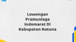 Lowongan Pramuniaga Indomaret Di Kabupaten Natuna