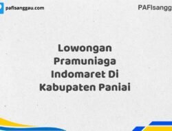 Lowongan Pramuniaga Indomaret Di Kabupaten Paniai Maret Tahun 2025 (Lamar Sekarang)