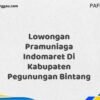 Lowongan Pramuniaga Indomaret Di Kabupaten Pegunungan Bintang Tahun 2025 (Ambil Kesempatan, Daftar Sekarang)