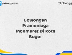 Lowongan Pramuniaga Indomaret Di Kota Bogor Maret Tahun 2025 (Lamar Sekarang)