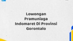 Lowongan Pramuniaga Indomaret Di Provinsi Gorontalo