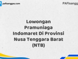 Lowongan Pramuniaga Indomaret Di Provinsi Nusa Tenggara Barat (NTB) Tahun 2025 (Daftar Sebelum Kesempatan Berakhir)