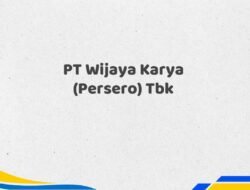 PT Wijaya Karya (Persero) Tbk Tahun 2025 Update
