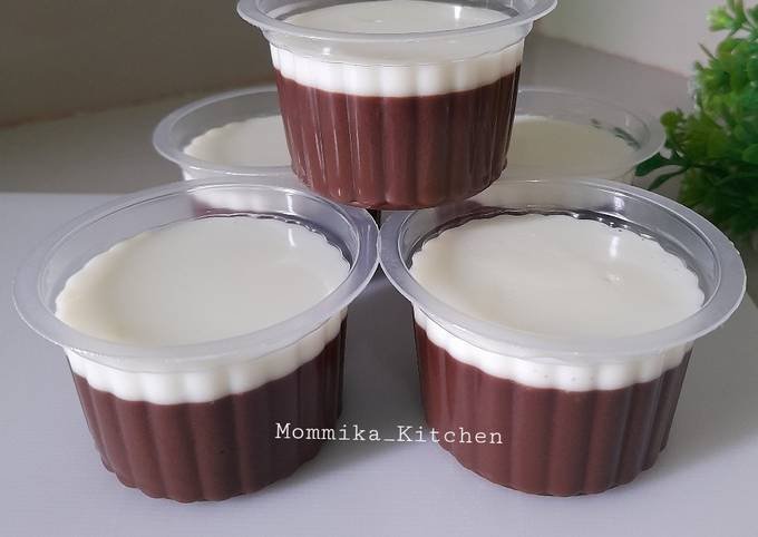 Resep Puding Coklat Vla Lembut Anti Gagal!