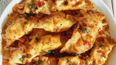 Resep Wonton Chili Oil Pedas Gurih Bikin Nagih!