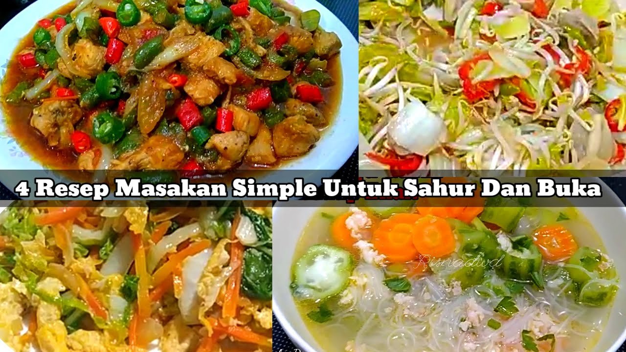 apa itu resep masakan