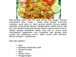 Resep Masakan Teks Prosedur atau Bukan? Temukan Jawabannya!