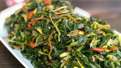 resep daun pepaya ala masakan padang