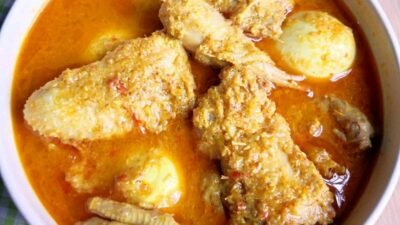 resep masakan ayam berkuah santan