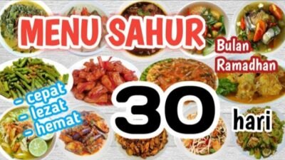 resep masakan buka puasa dan sahur selama 30 hari