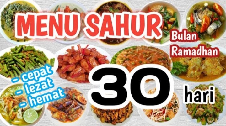 30 Resep Buka Puasa Sahur Menu Lezat AntiBosan!