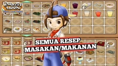 resep masakan harvest moon hero of leaf valley