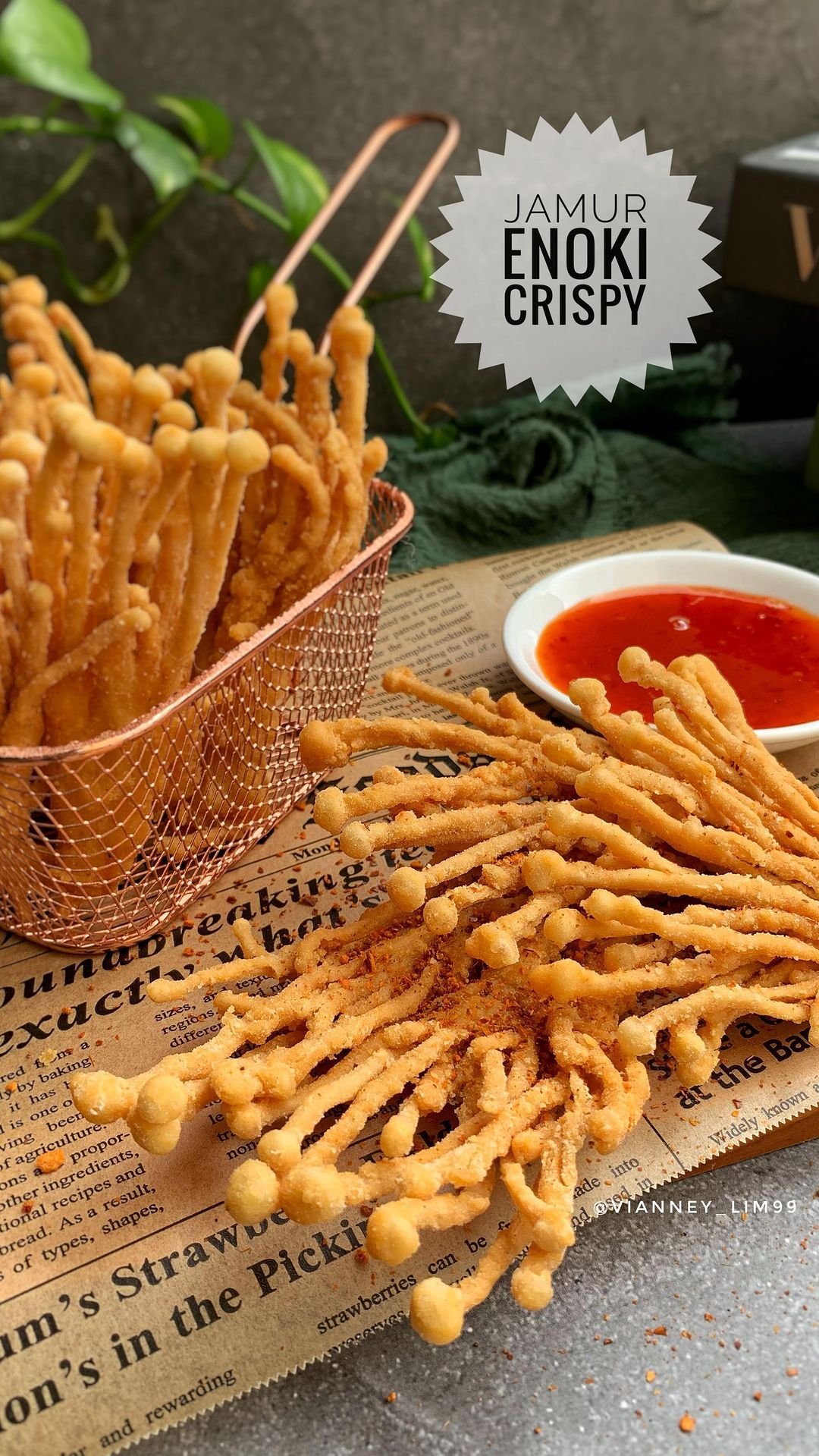 resep masakan jamur enoki