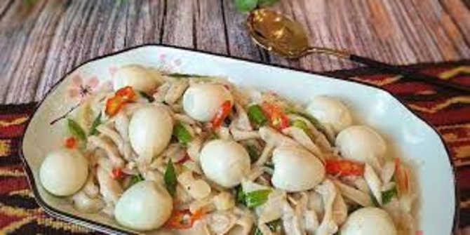 resep masakan jamur putih