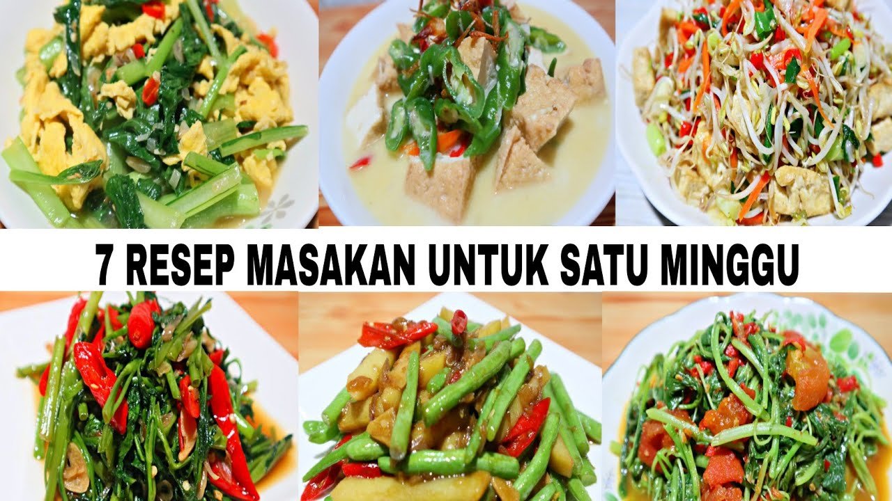 Resep Masakan Mingguan Menu Lezat AntiRibet Siap Usir Bosan!