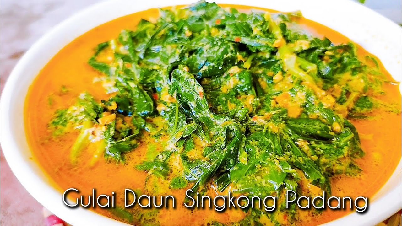 Resep Daun Singkong Padang Gurih Sederhana Bikin Nagih!