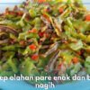 Rahasia Pare Anti Pahit Resep Lezat Mudah!