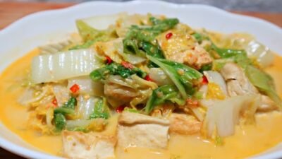 resep masakan sawi putih dan tahu