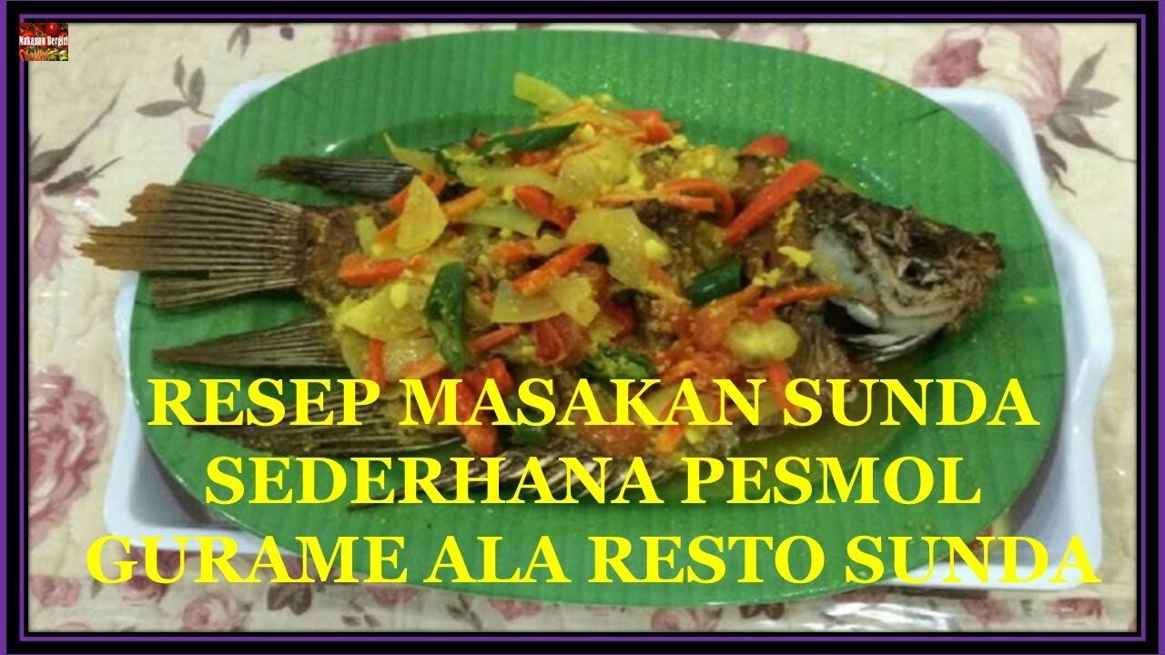 resep masakan sunda ala restoran