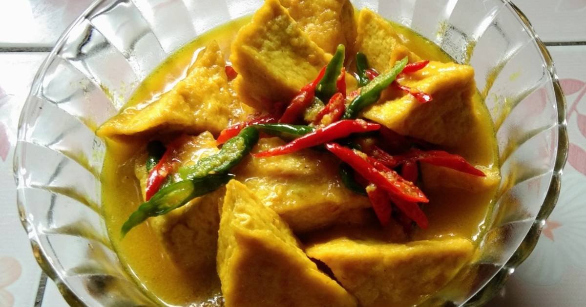 Resep Tahu Kuning Super Lembut Anti Gagal!