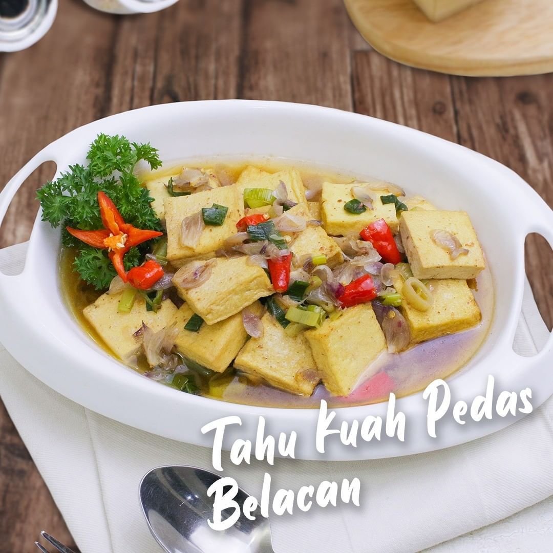 resep masakan tahu putih pedas kuah