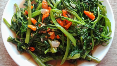 resep masakan tumis kangkung