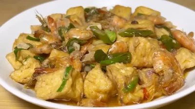 resep masakan udang dan tahu