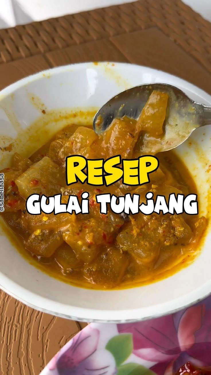 resep tunjang masakan padang