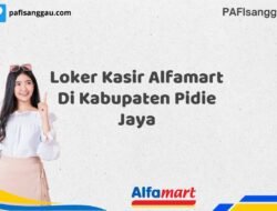 Loker Kasir Alfamart Di Kabupaten Pidie Jaya Tahun 2025 (Ayo Lamar, Waktu Terbatas)