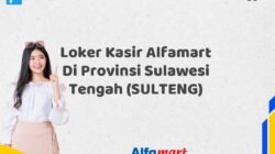 Loker Kasir Alfamart Di Provinsi Sulawesi Tengah (SULTENG)