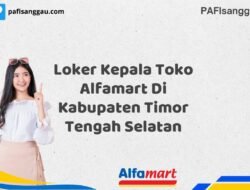 Loker Kepala Toko Alfamart Di Kabupaten Timor Tengah Selatan Tahun 2025 (Apply Now)
