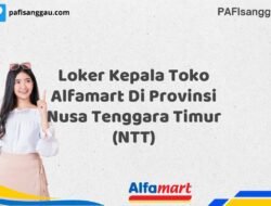 Loker Kepala Toko Alfamart Di Provinsi Nusa Tenggara Timur (NTT) Tahun 2025 (Ayo Lamar, Jangan Menunggu Terlalu Lama)