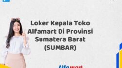 Loker Kepala Toko Alfamart Di Provinsi Sumatera Barat (SUMBAR) Tahun 2025 (Pendaftaran Dibuka Sekarang)