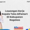 Lowongan Kerja Kepala Toko Alfamart Di Kabupaten Nagekeo Tahun 2025 (Waktu Terbatas, Daftar Segera)