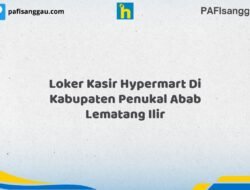 Loker Kasir Hypermart Di Kabupaten Penukal Abab Lematang Ilir Tahun 2026 (Lamar Sekarang Sebelum Ketinggalan)
