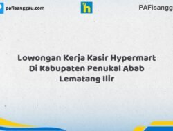 Lowongan Kerja Kasir Hypermart Di Kabupaten Penukal Abab Lematang Ilir Tahun 2026 (Jangan Menunggu, Daftar Segera)