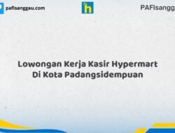 Lowongan Kerja Kasir Hypermart Di Kota Padangsidempuan Tahun 2026 (Lamar Sebelum Pendaftaran Ditutup)